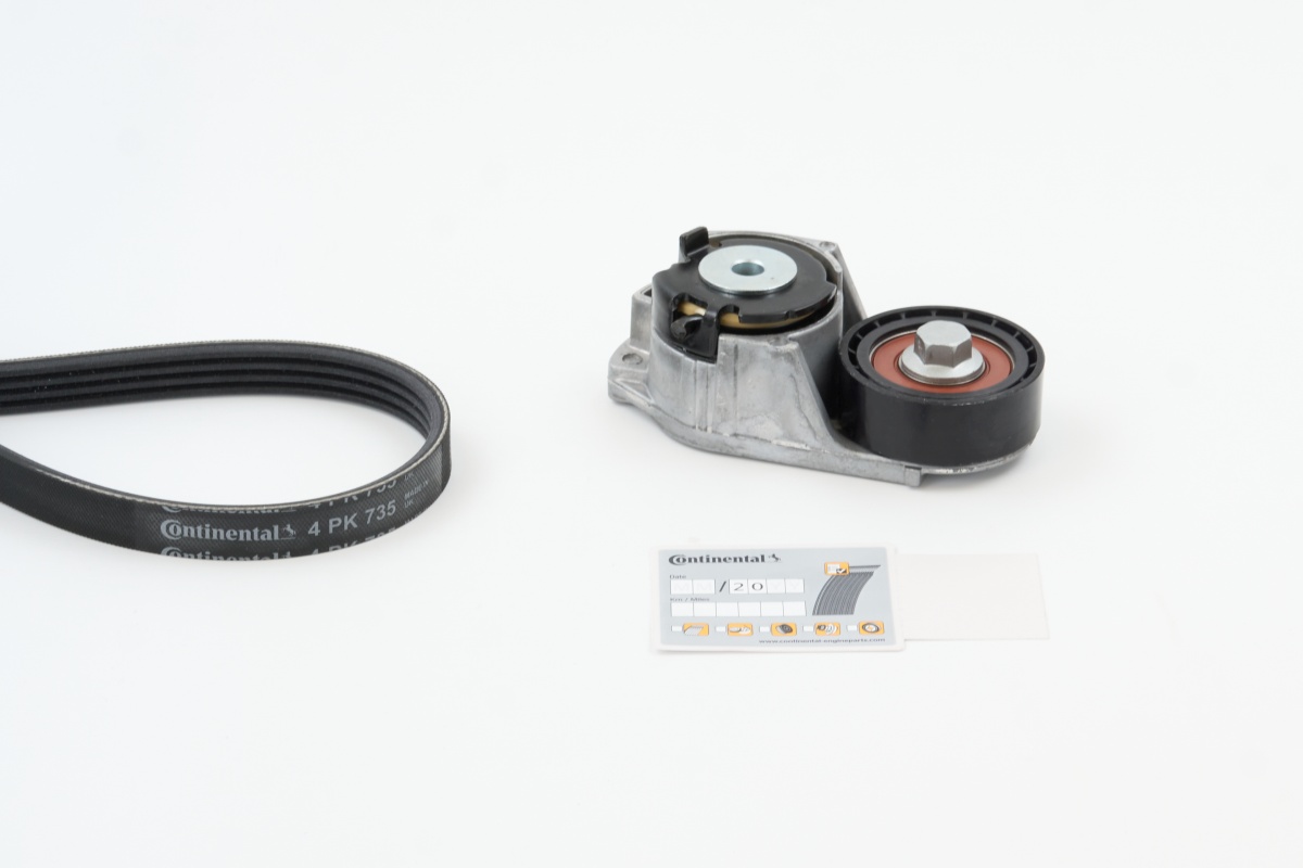 Contitech Poly V-riemen kit 4PK735K1