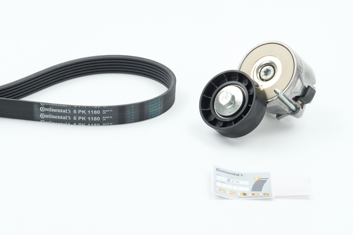 Contitech Poly V-riemen kit 6PK1180K3