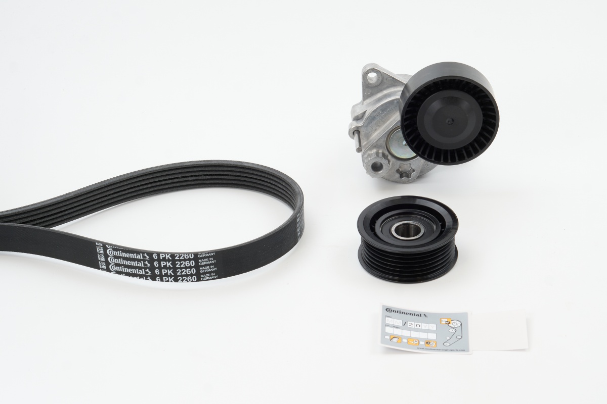 Contitech Poly V-riemen kit 6PK2260K2