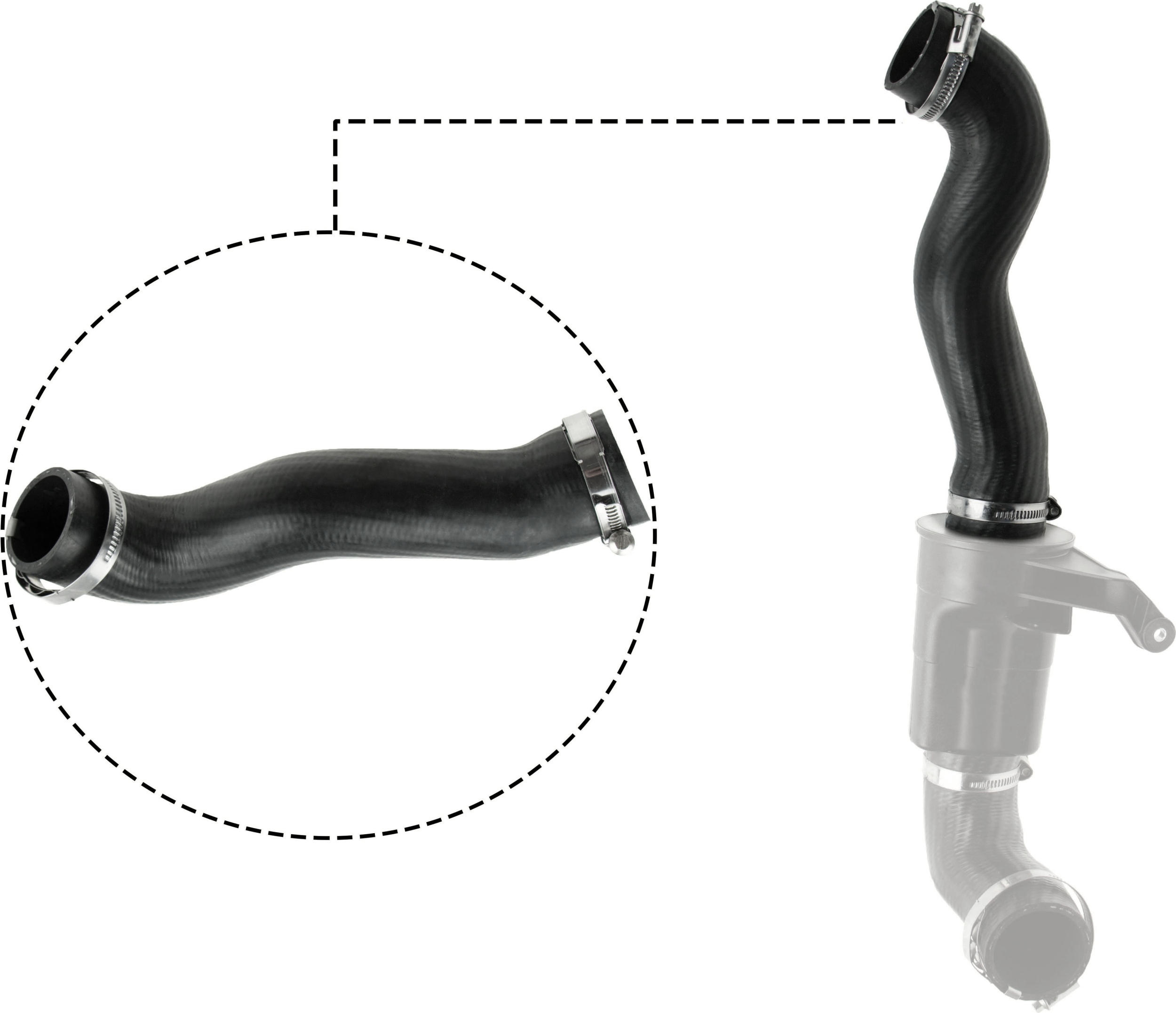 Gates Laadlucht-/turboslang 09-0718