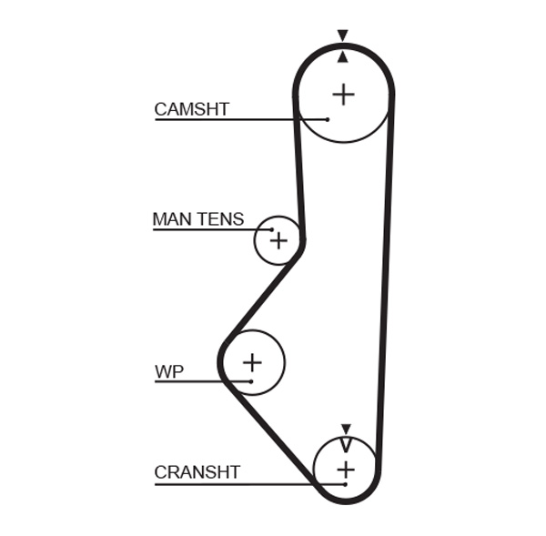 Gates Distributieriem 5149XS