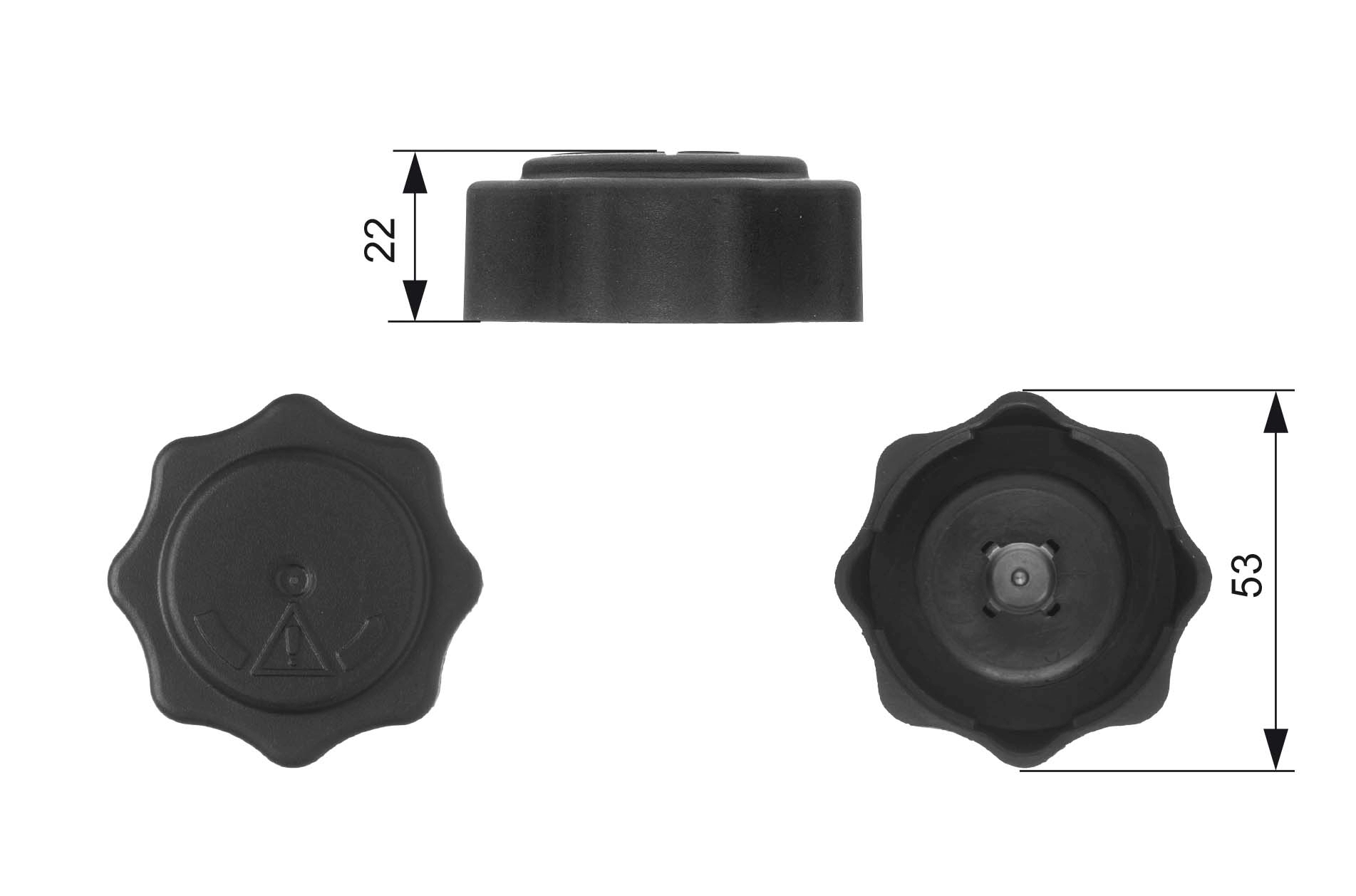 Gates Radiateurdop RC229