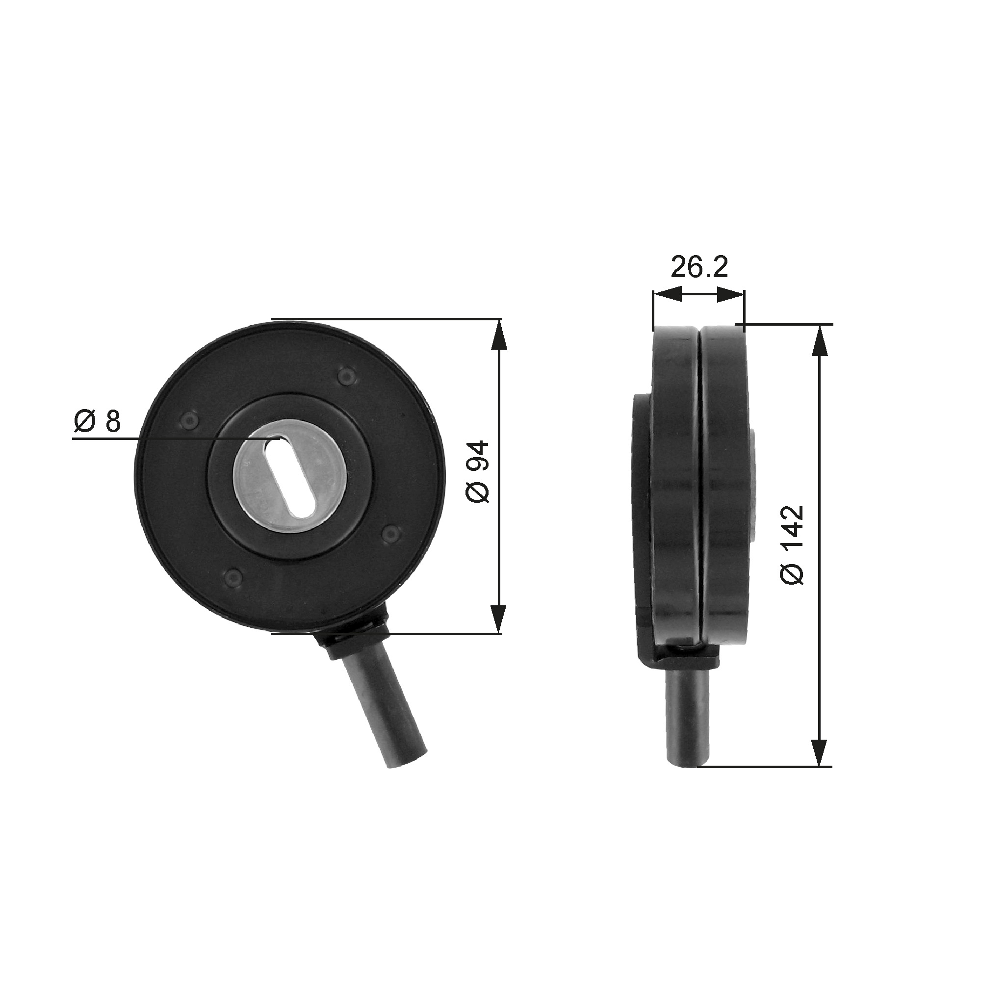 Gates Spanrol (poly) V-riem T36022