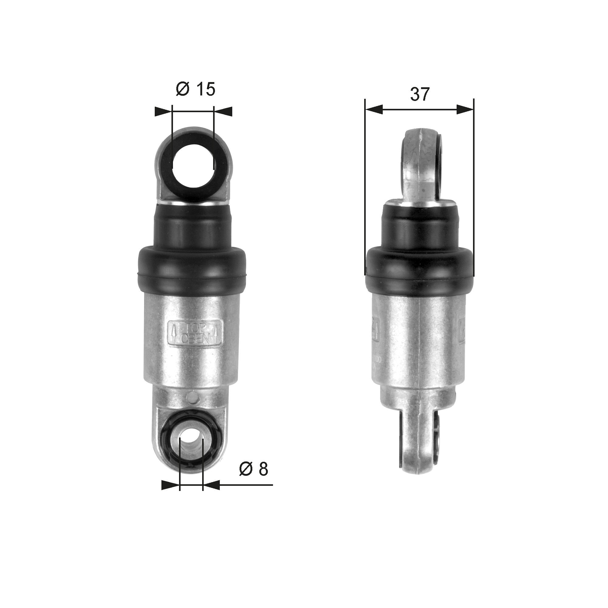 Gates Riemspannerdemper T39097