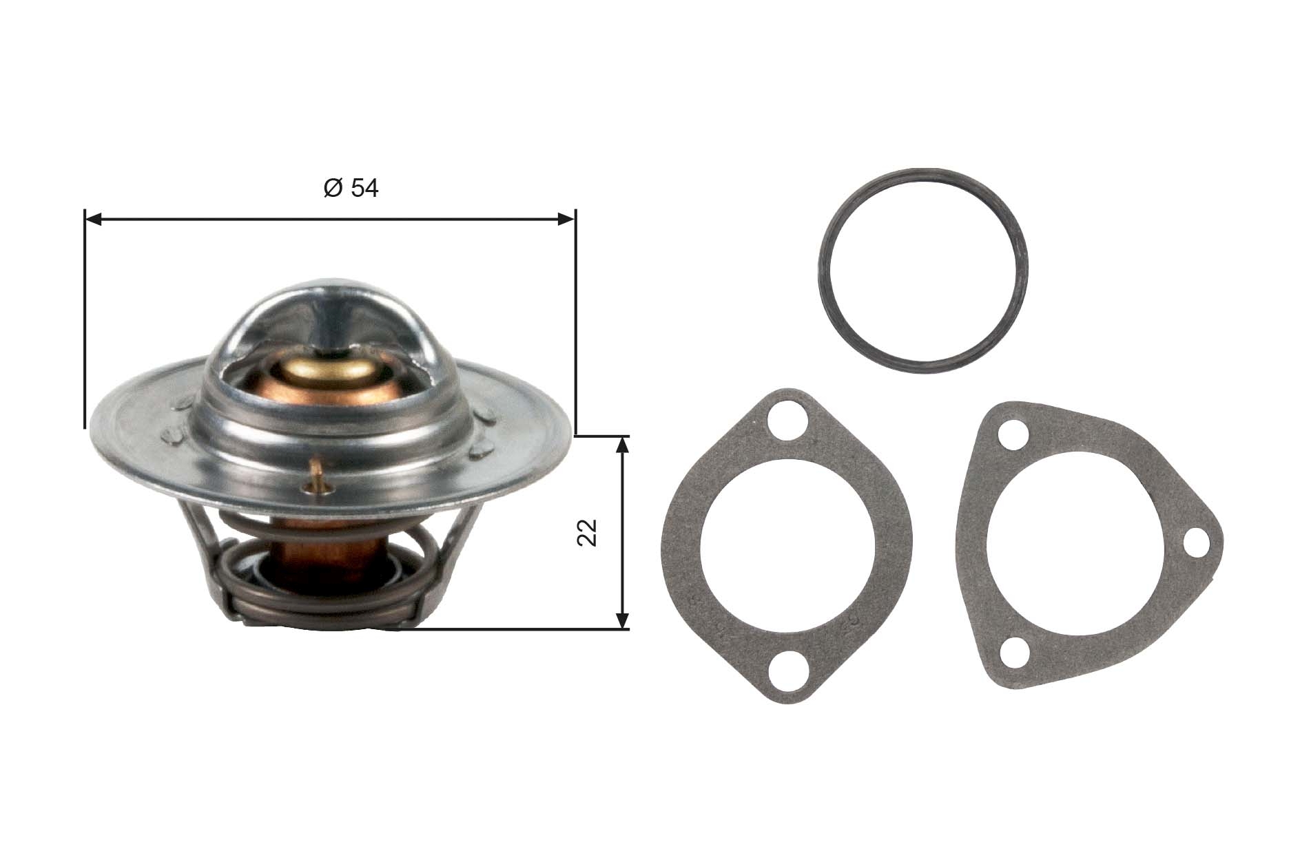 Gates Thermostaat TH12782G1