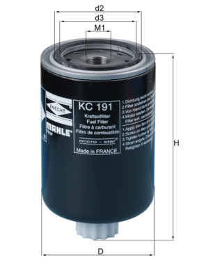 Knecht Brandstoffilter KC 191