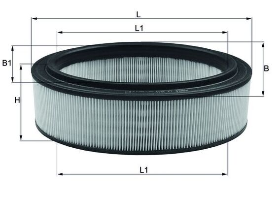 Knecht Luchtfilter LX 2844