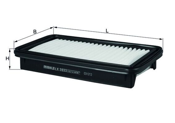 Knecht Luchtfilter LX 2833