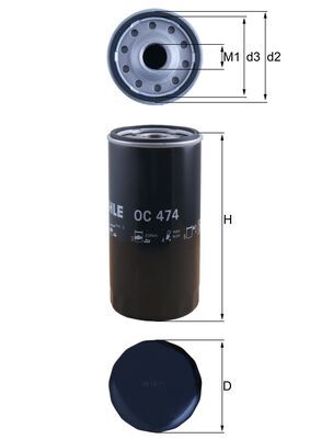 Knecht Oliefilter OC 474