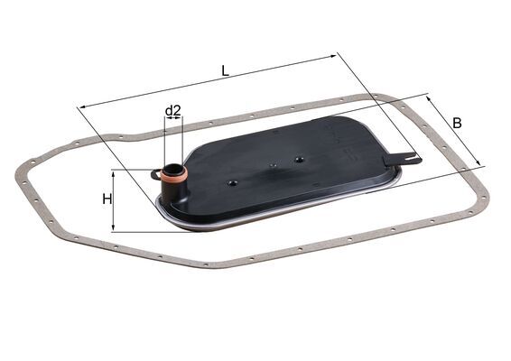 Knecht Filter/oliezeef automaatbak HX 84D