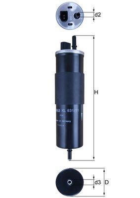 Knecht Brandstoffilter KL 831/11