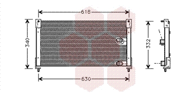 Van Wezel Airco condensor 02005116