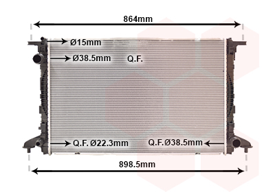 Van Wezel Radiateur 03002412