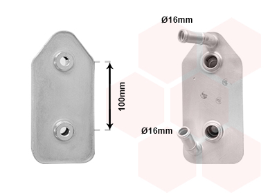 Van Wezel Oliekoeler motorolie 03003356