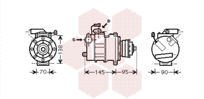 Van Wezel Airco compressor 0300K267