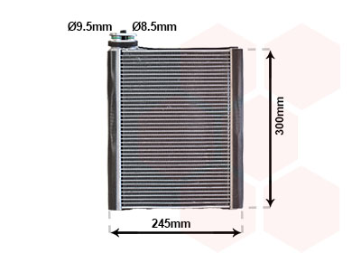 Van Wezel Verdamper, airconditioning 0301V700