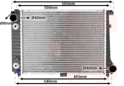 Van Wezel Radiateur 06002087