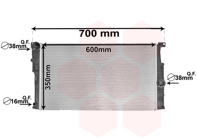 Van Wezel Radiateur 06002453