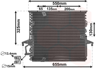 Van Wezel Airco condensor 06005180