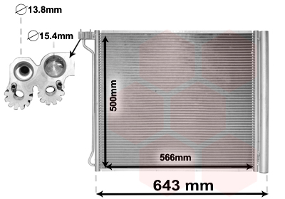 Van Wezel Airco condensor 06005474