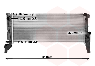 Van Wezel Radiateur 06012707