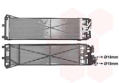 Van Wezel Oliekoeler, automatische transmissie 06013783