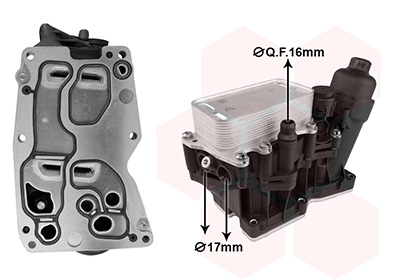 Van Wezel Behuizing, oliefilter 06013785