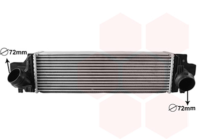 Van Wezel Intercooler, inlaatluchtkoeler 06014730