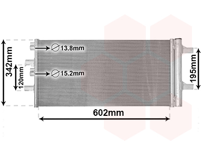 Van Wezel Airco condensor 06015701