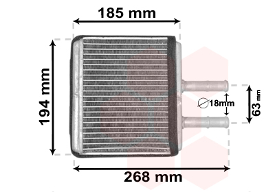 Van Wezel Kachelradiateur 08006042