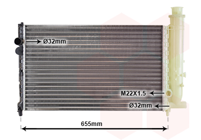 Van Wezel Radiateur 09002011