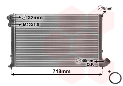 Van Wezel Radiateur 09002105