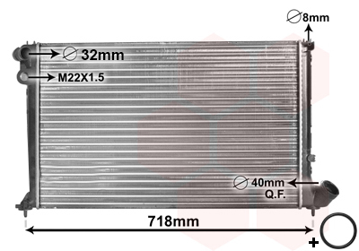 Van Wezel Radiateur 09002106