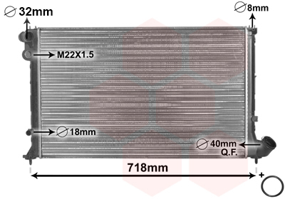 Van Wezel Radiateur 09002107