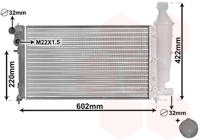 Van Wezel Radiateur 09002116