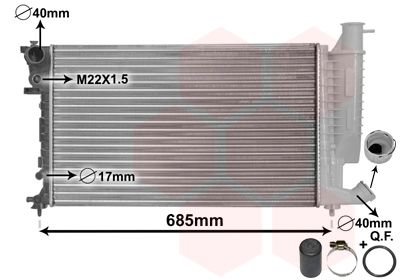 Van Wezel Radiateur 09002157