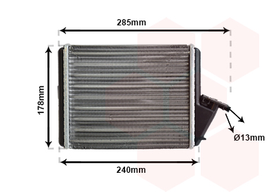 Van Wezel Kachelradiateur 09006031