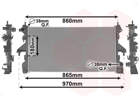 Van Wezel Radiateur 09012716