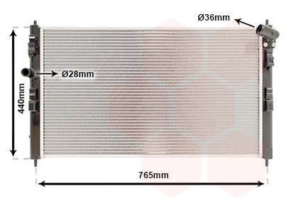 Van Wezel Radiateur 09012708