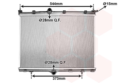 Van Wezel Radiateur 09012718