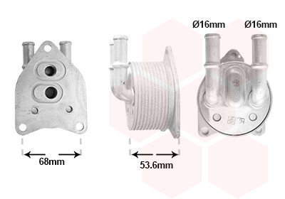 Van Wezel Oliekoeler motorolie 09013708