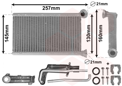 Van Wezel Kachelradiateur 09016700