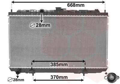 Van Wezel Radiateur 13002215