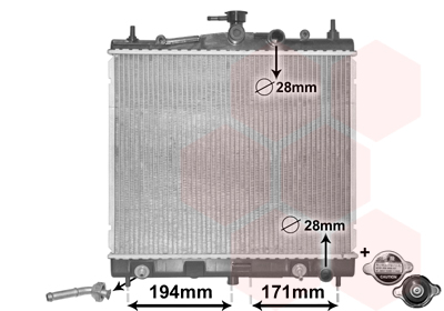 Van Wezel Radiateur 13002248