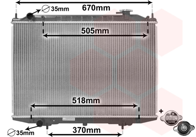 Van Wezel Radiateur 13002302