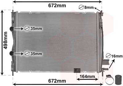 Van Wezel Radiateur 13012708