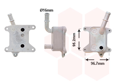 Van Wezel Oliekoeler motorolie 15013701
