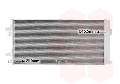 Van Wezel Condensor, airconditioning 17015710