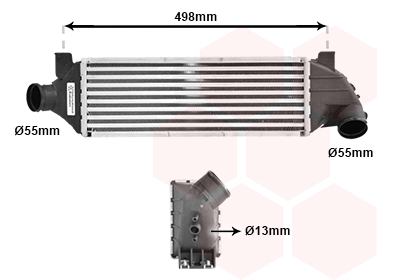 Van Wezel Interkoeler 18004315