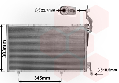 Van Wezel Airco condensor 18005590